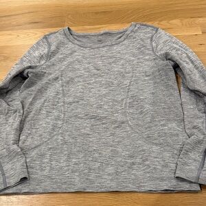 Lululemon swiftly relaxed long sleeve gray 8